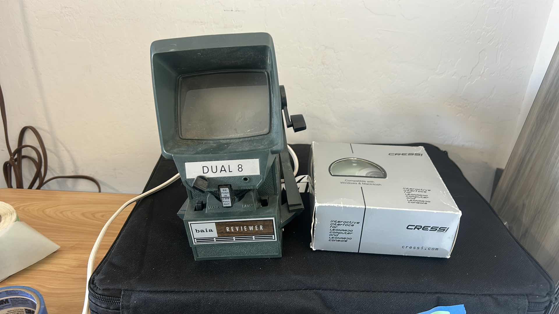 Photo 1 of BAIA DUAL 8 FILM EDITOR AND A BOXED CRESSI DIVING MASK.
