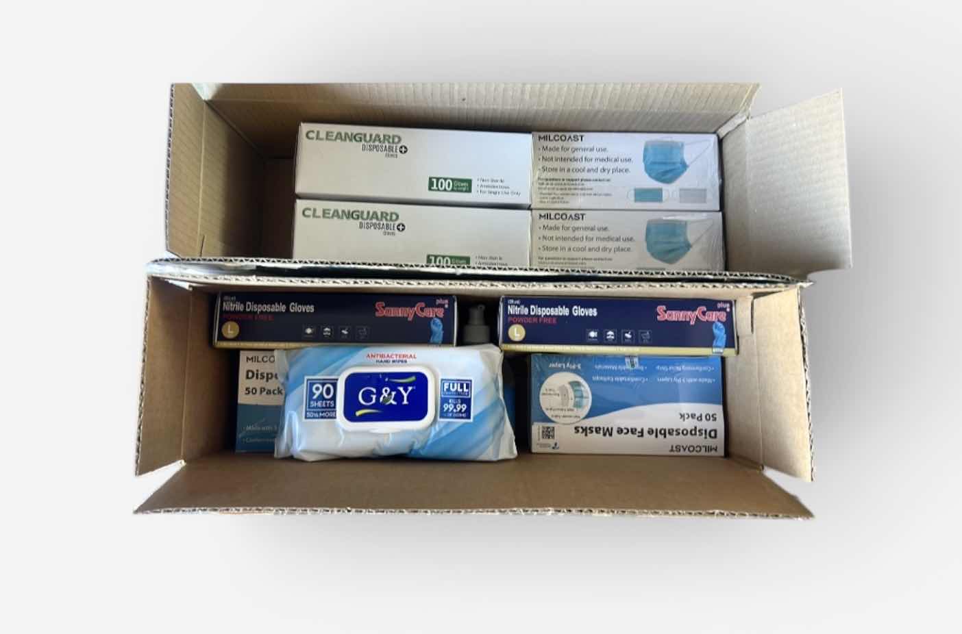 Photo 1 of 2 BOXES MEDICAL SUPPLIES