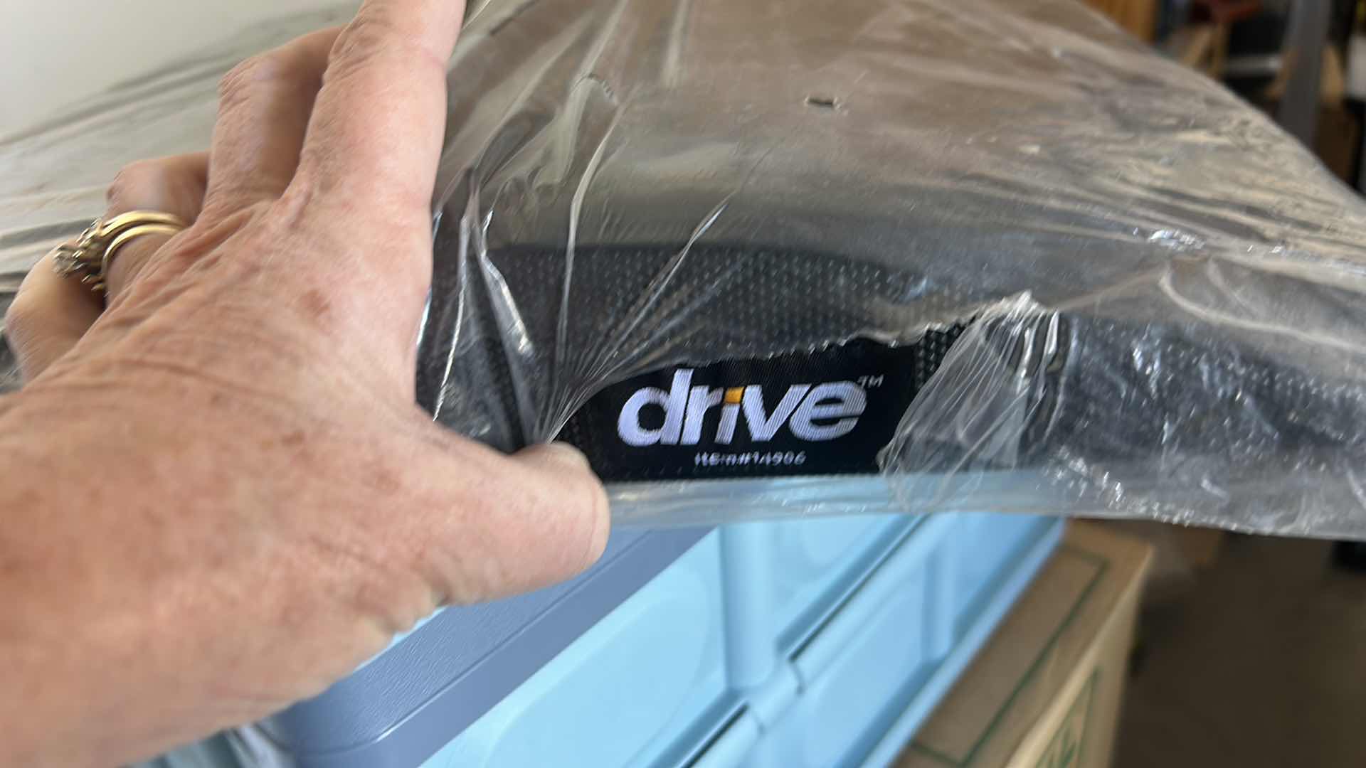 Photo 1 of NEW DRIVE MEDICAL GENERAL USE EXTREME COMFORT WHEELCHAIR BACK CUSHION WITH LUMBAR SUPPORT.