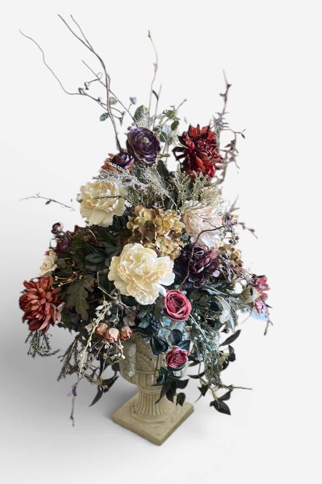 Photo 1 of LARGE FAUX FLORAL ARRANGEMENT H3’