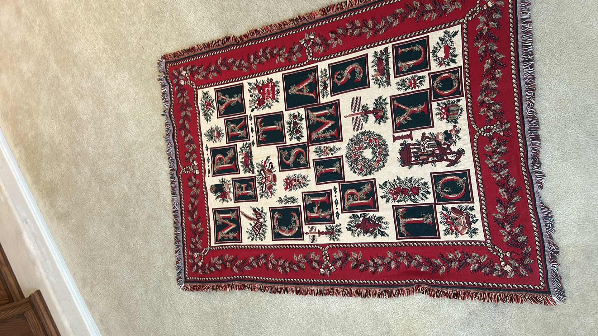 Photo 1 of CHRISTMAS THROW BLANKET