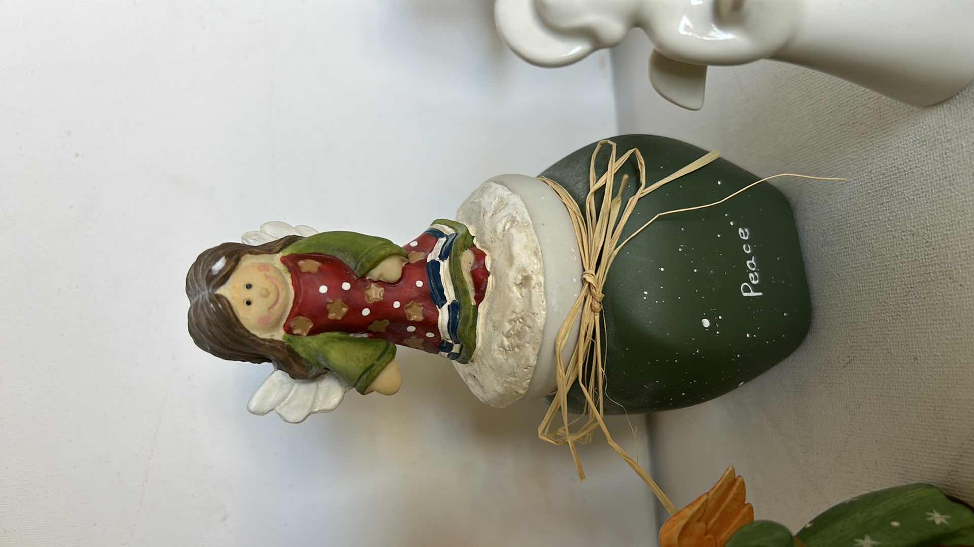 Photo 1 of 5 SMALL ANGEL FIGURINES (TALLEST H6.5”)