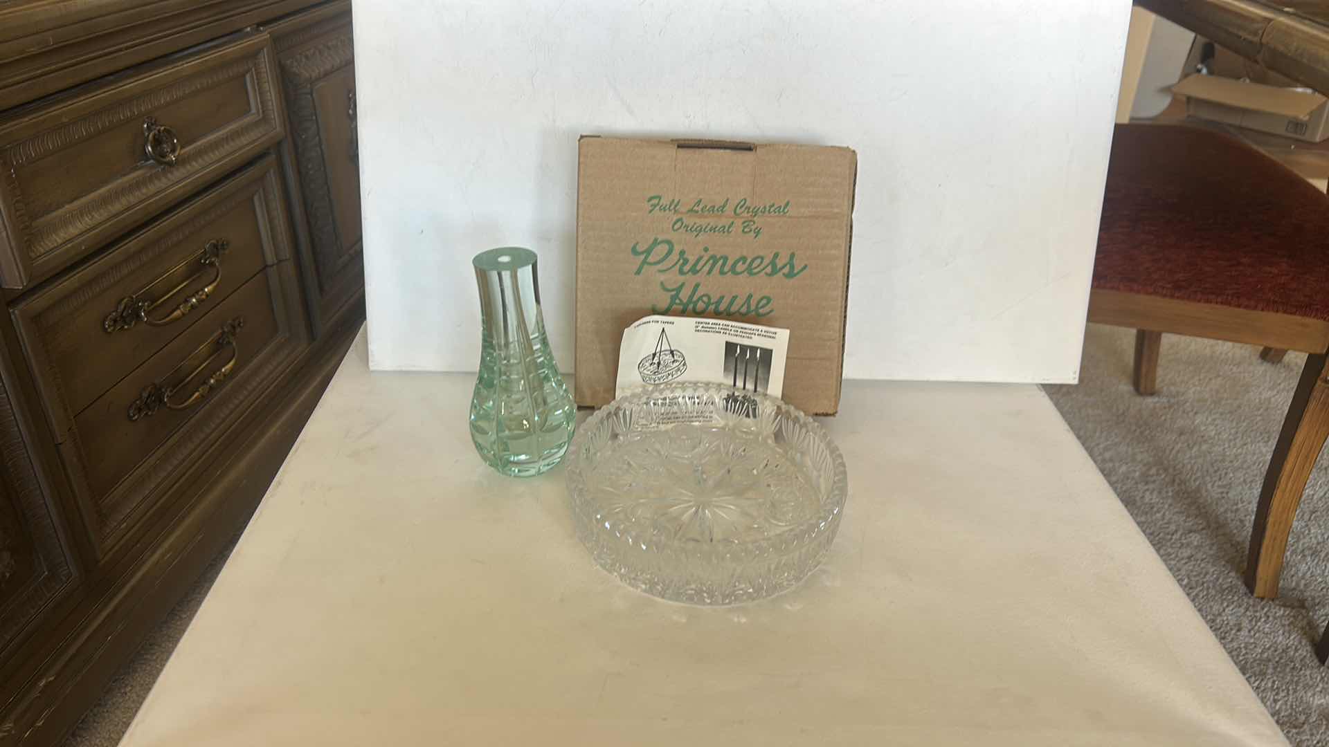 Photo 1 of PRINCESS HOUSE CRYSTAL AND BUD VASE