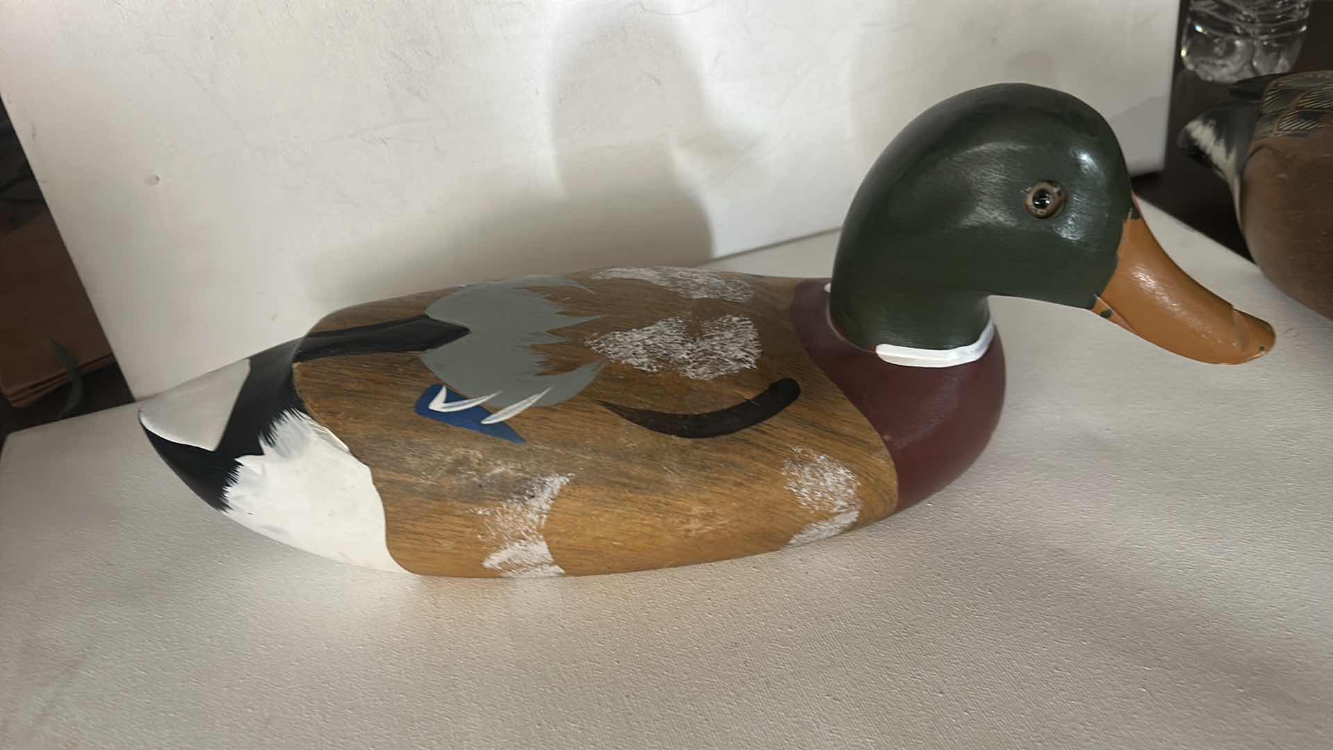 Photo 1 of 2 WOODEN DUCK DECOYS. 14”