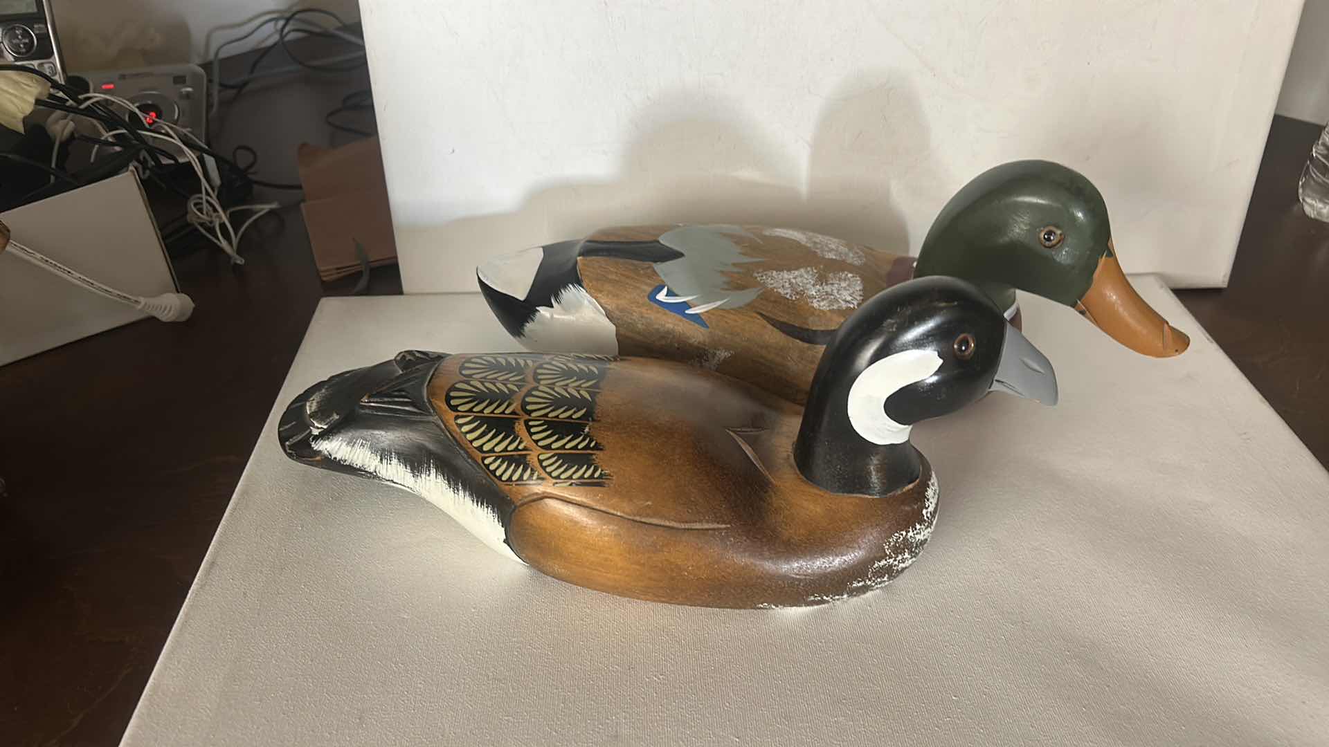 Photo 1 of 2 WOODEN DUCK DECOYS. 14”
