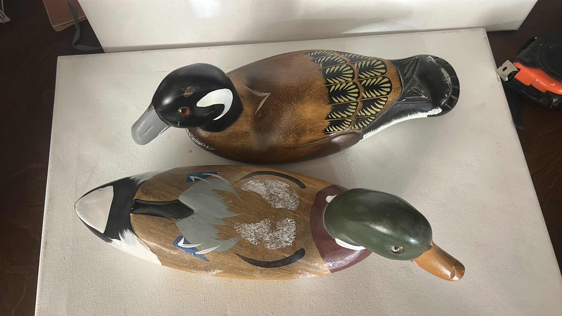 Photo 1 of 2 WOODEN DUCK DECOYS. 14”