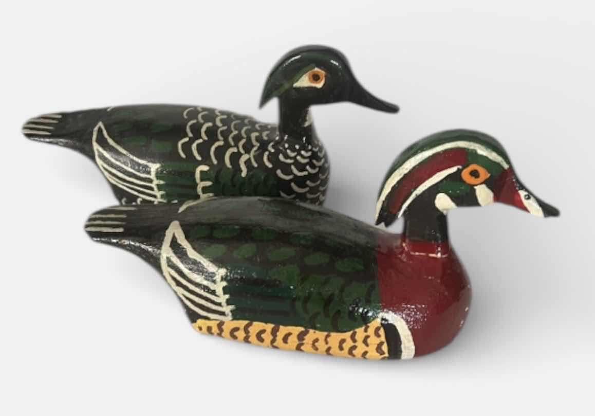 Photo 1 of 2 WOODEN DUCK DECOYS. H11”