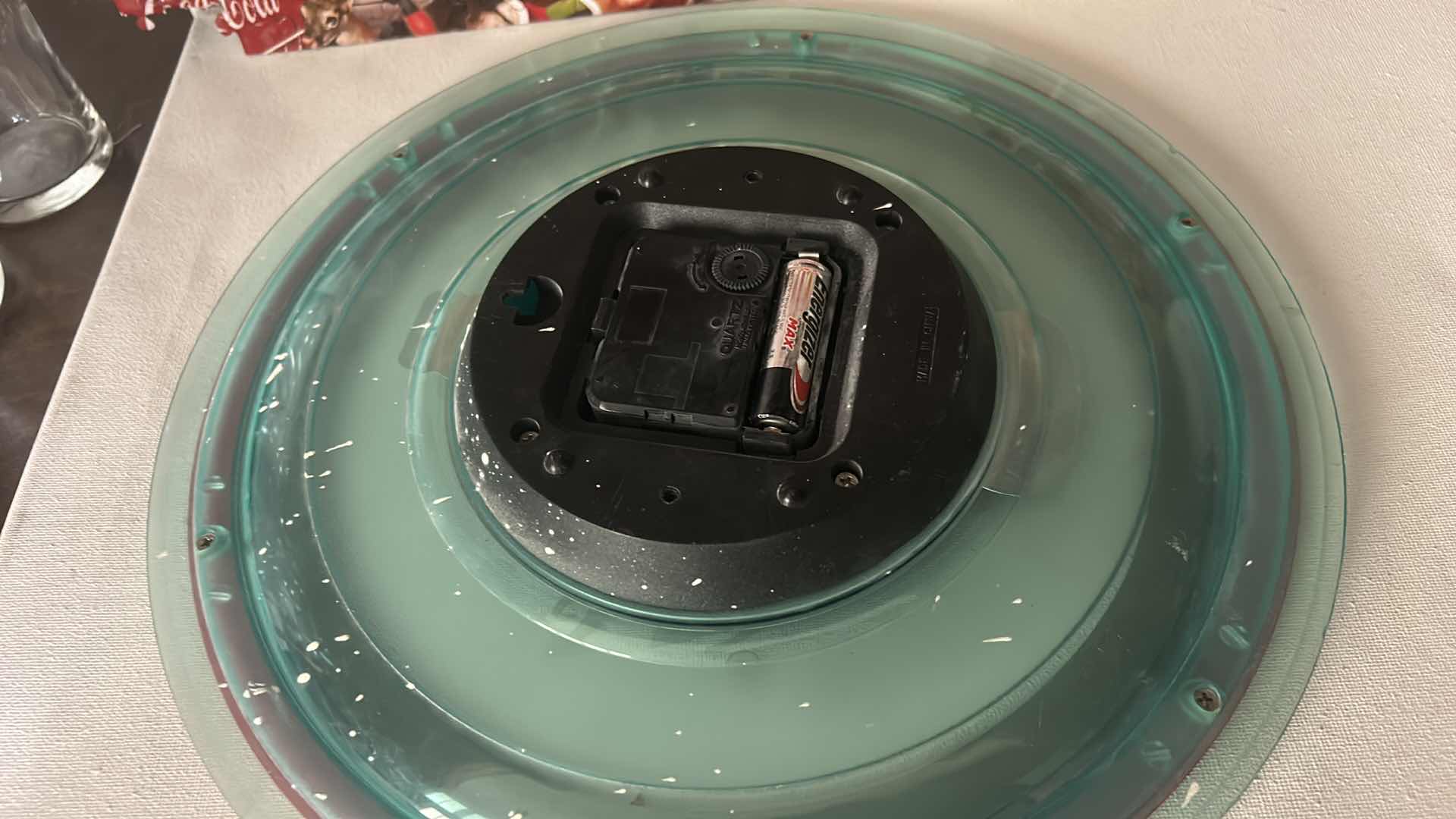 Photo 1 of COCA COLA GLASSES, CLOCK, PUZZLE