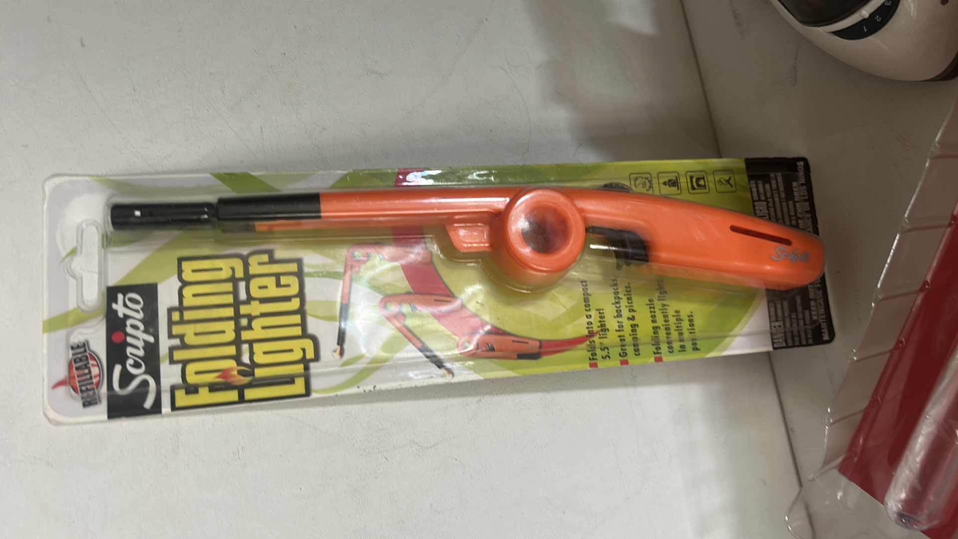 Photo 1 of 3 HOUSEHOLD ITEMS- STEAM IRON, LIGHTER AND MORE