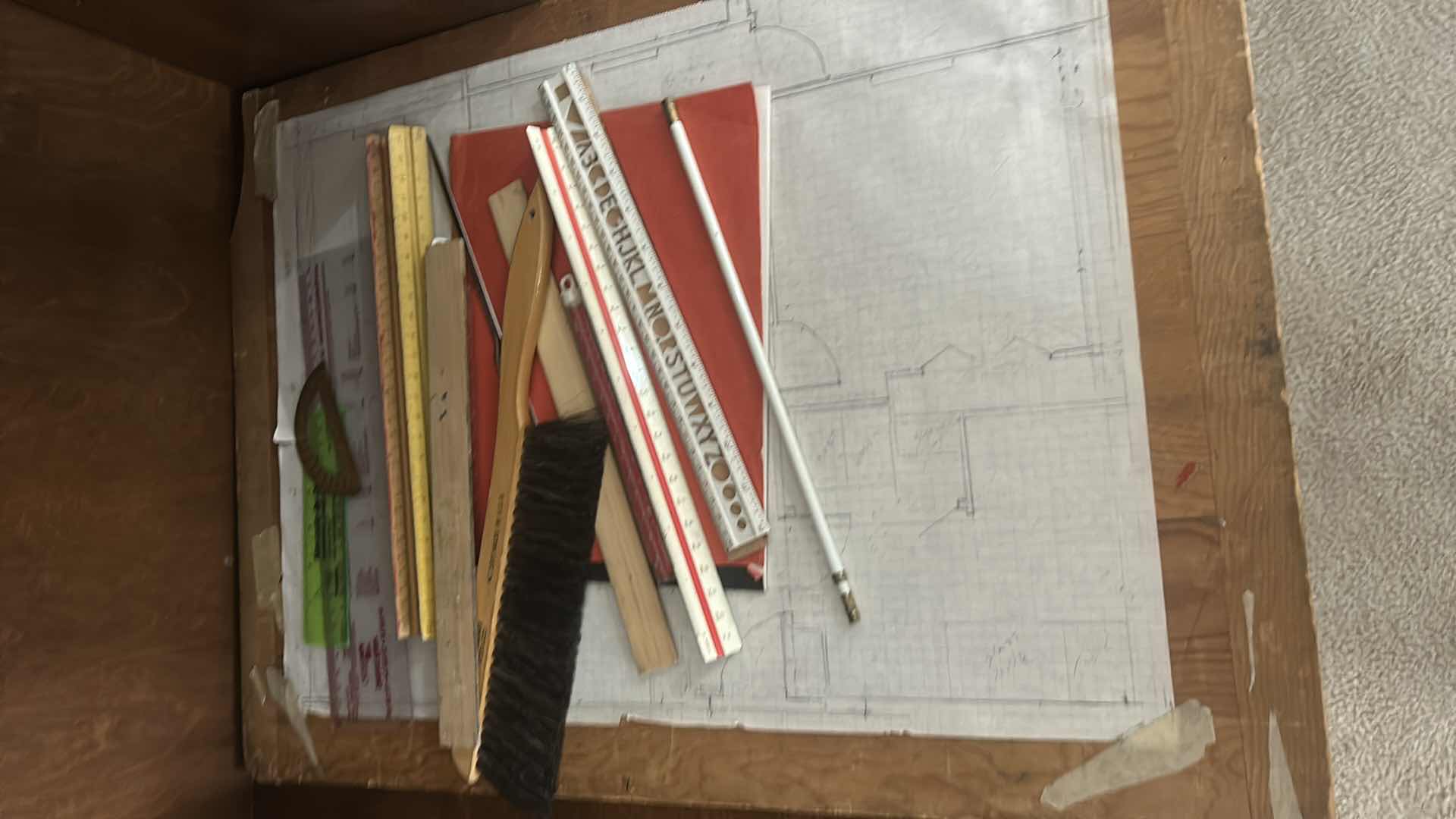 Photo 1 of DRAFTING SUPPLIES AND PRINTING LABELS