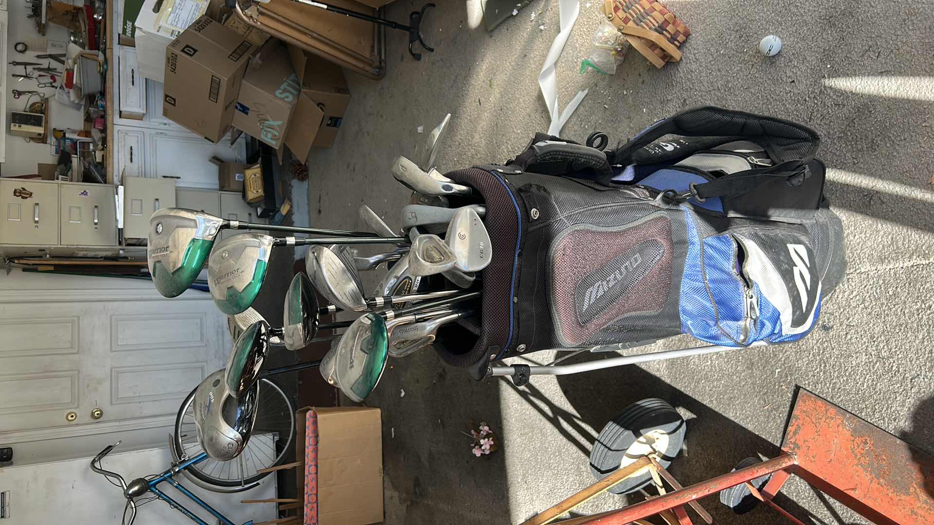 Photo 1 of GOLF BAGS, GOLF CLUBS AND ACCESSORIES