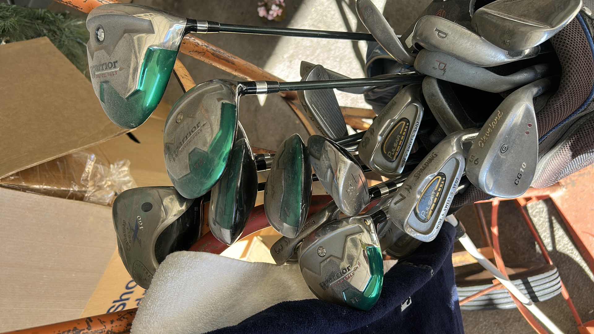 Photo 1 of GOLF BAGS, GOLF CLUBS AND ACCESSORIES