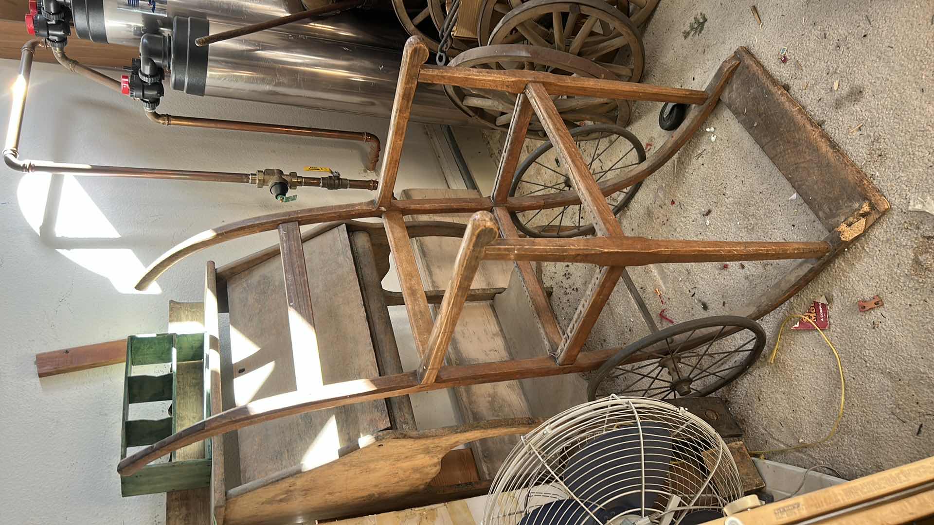 Photo 1 of PARTS FOR AN ANTIQUE MEDICAL CHAIR