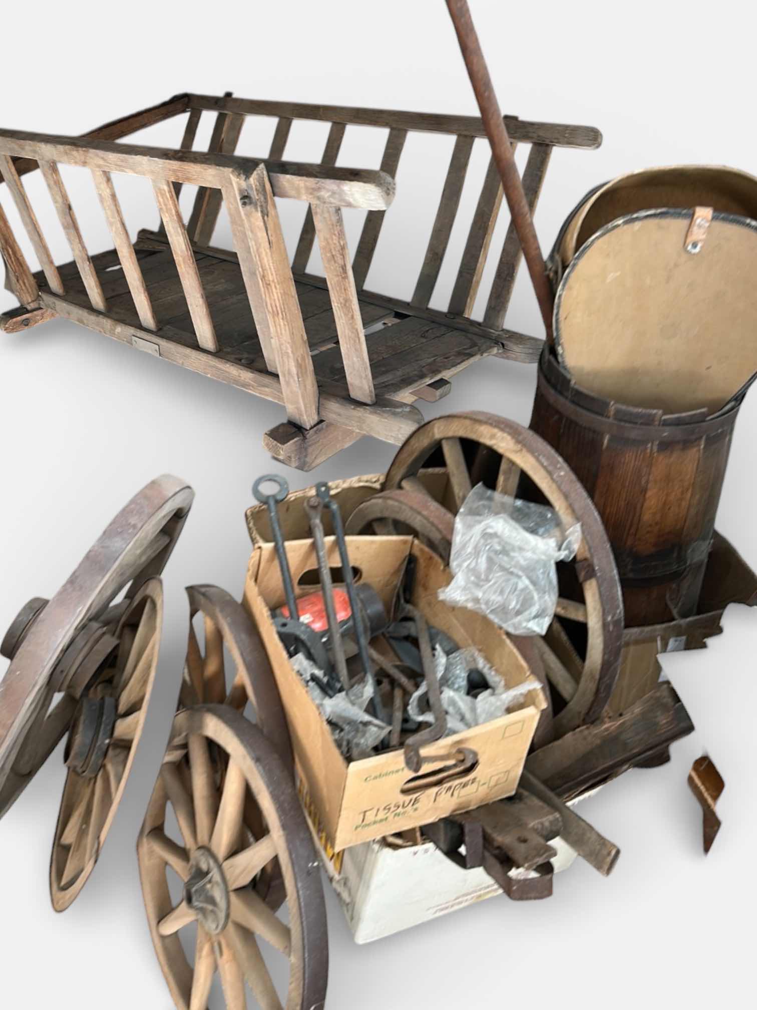 Photo 1 of PARTS TO MAKE A VINTAGE WAGON AND MORE