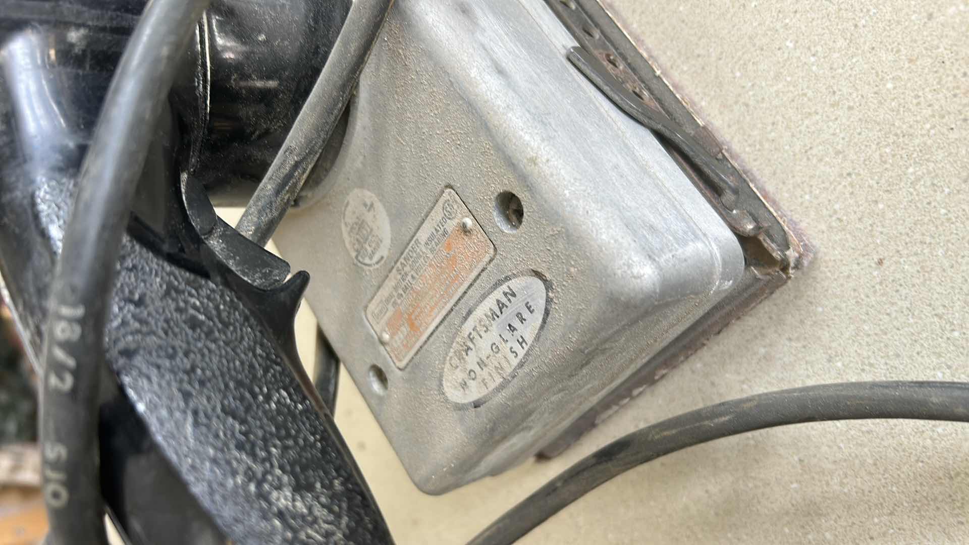 Photo 1 of CRAFTSMAN ELECTRIC FINISHING / PALM SANDER.