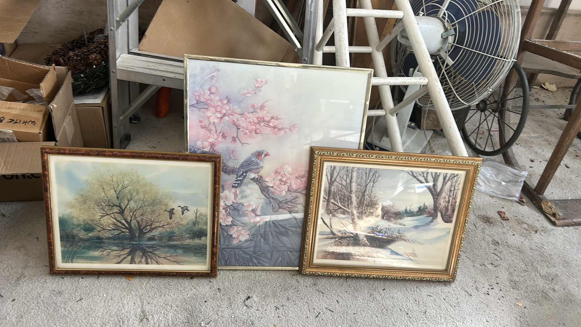 Photo 1 of 3 PC’S FRAMED ARTWORK (LARGEST 16” x H20”)