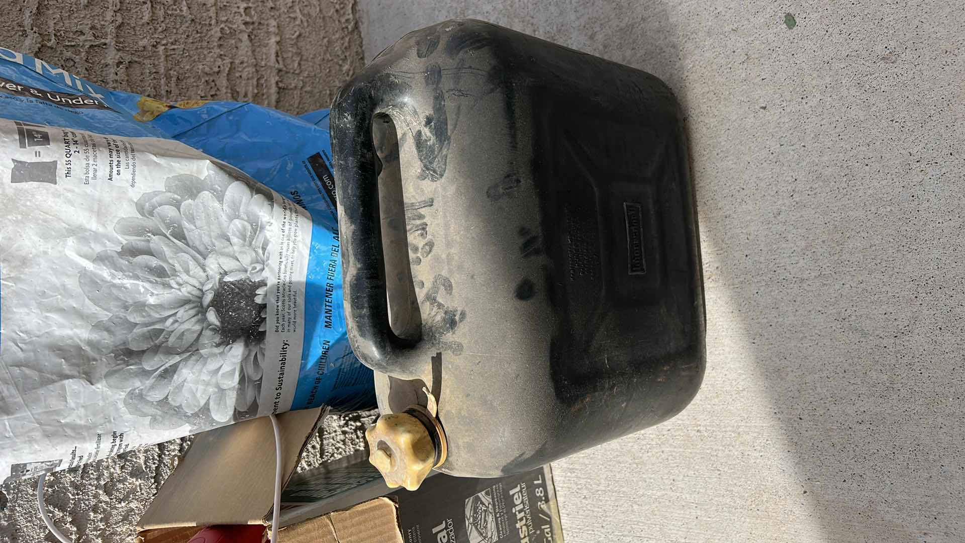 Photo 1 of GAS CONTAINER, POTTING SOIL, SPRAYER