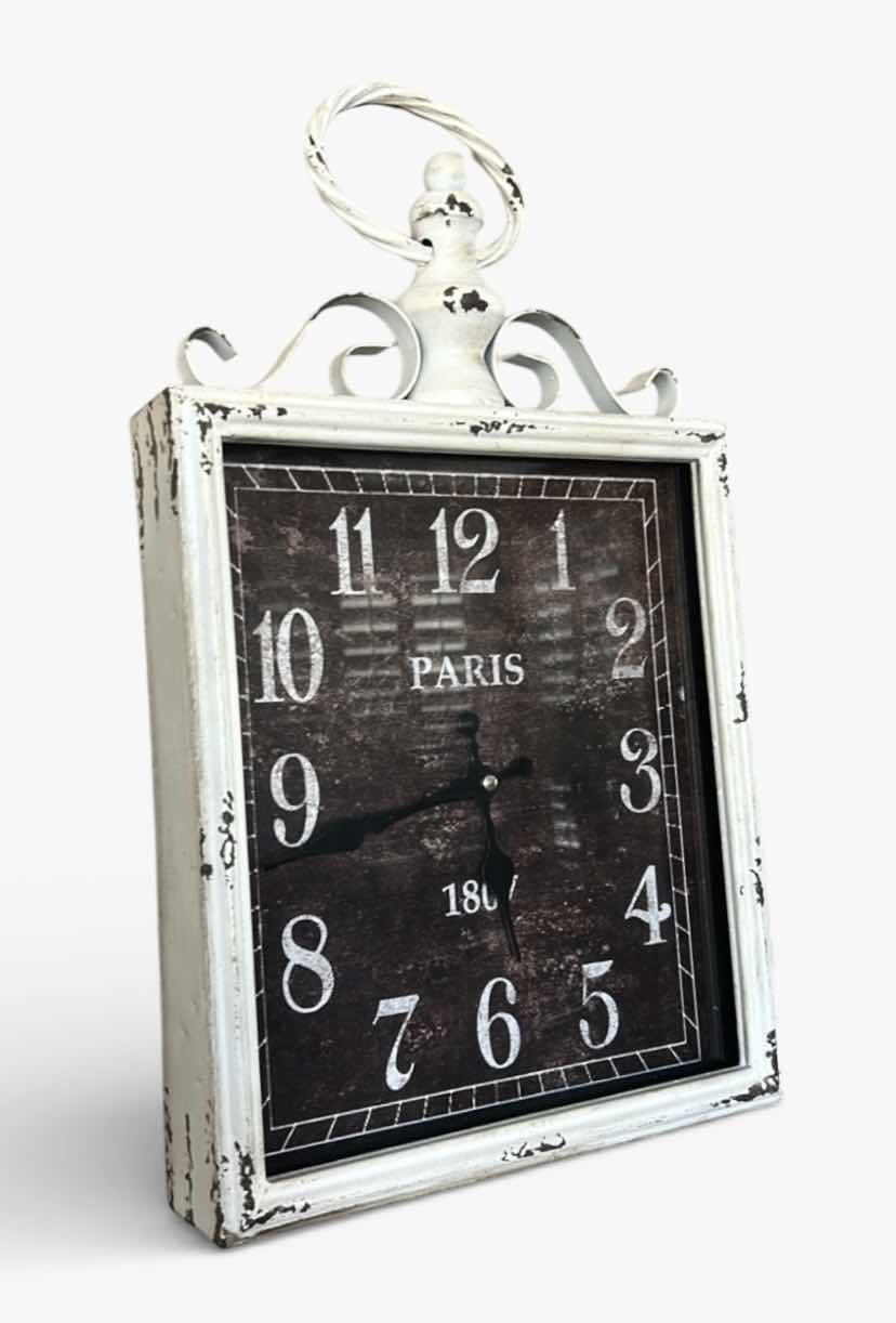 Photo 1 of DECORATIVE METAL WALL CLOCK 11 1/4” x H20”