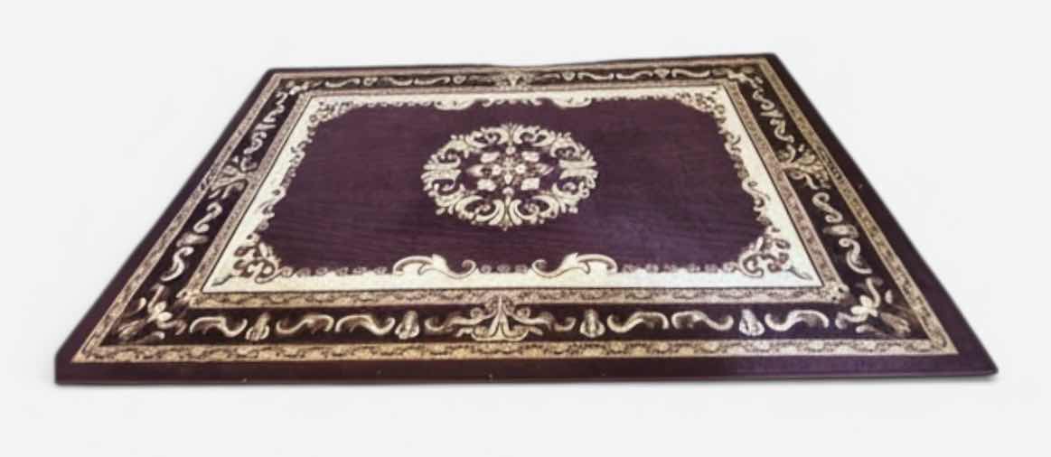 Photo 1 of LARGE AREA RUG: MAYAN COLLECTION
DESIGN: 419 SIZE: 7.10” X 10.6” T
COLOR: BURGUNDY