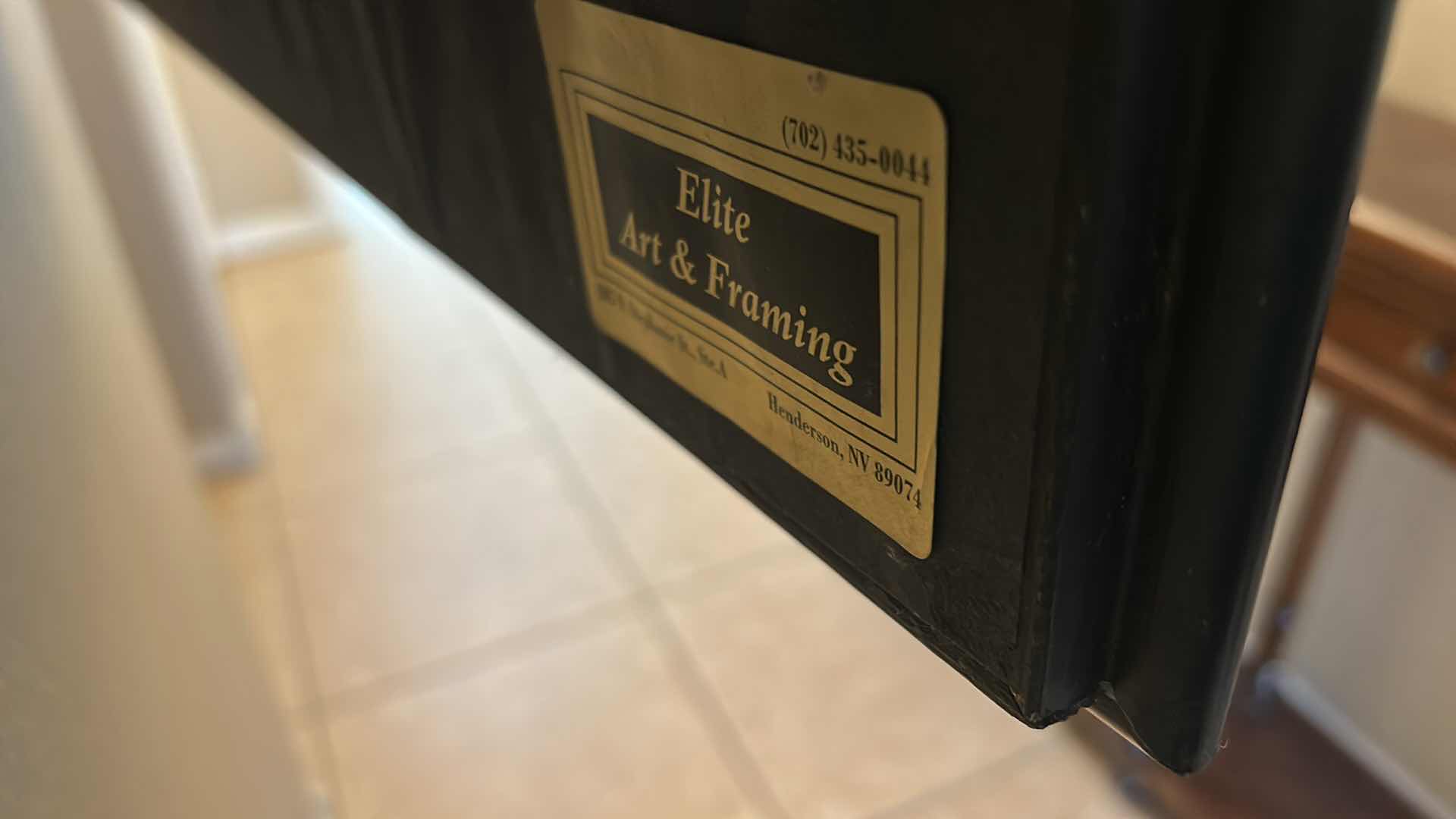 Photo 1 of FRAMED VINTAGE SIGNED ADVERTISEMENT TITLED “LES VINS SELECTIONNES UNION DANS VOTRE VERRE,” DESIGNED BY ROBERT WOLFF. 30” x H42”