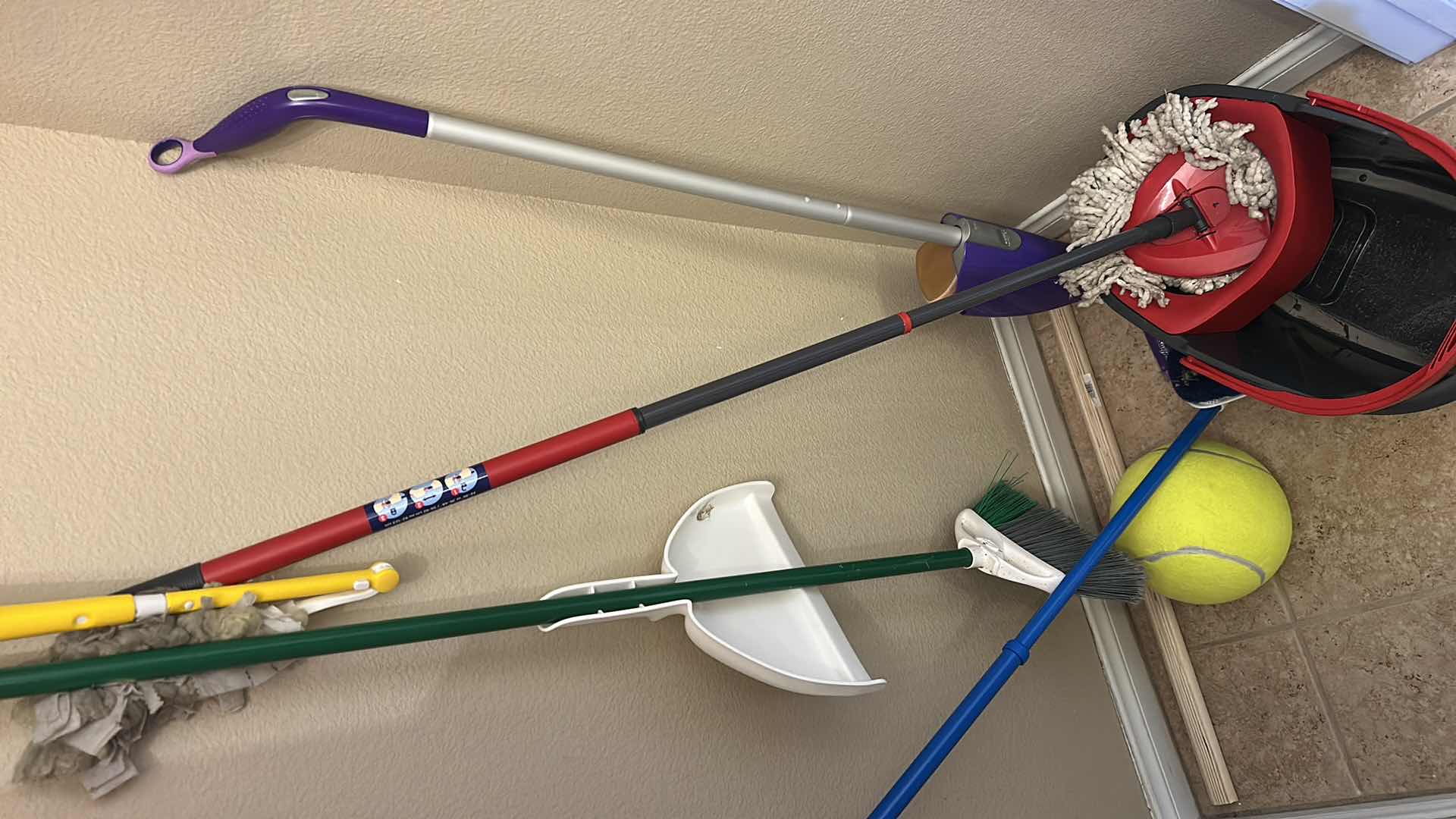 Photo 1 of CONTENTS IN CLOSET - CLEANING SUPPLIES AND MORE