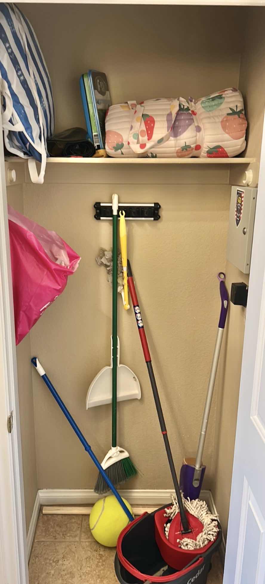 Photo 1 of CONTENTS IN CLOSET - CLEANING SUPPLIES AND MORE