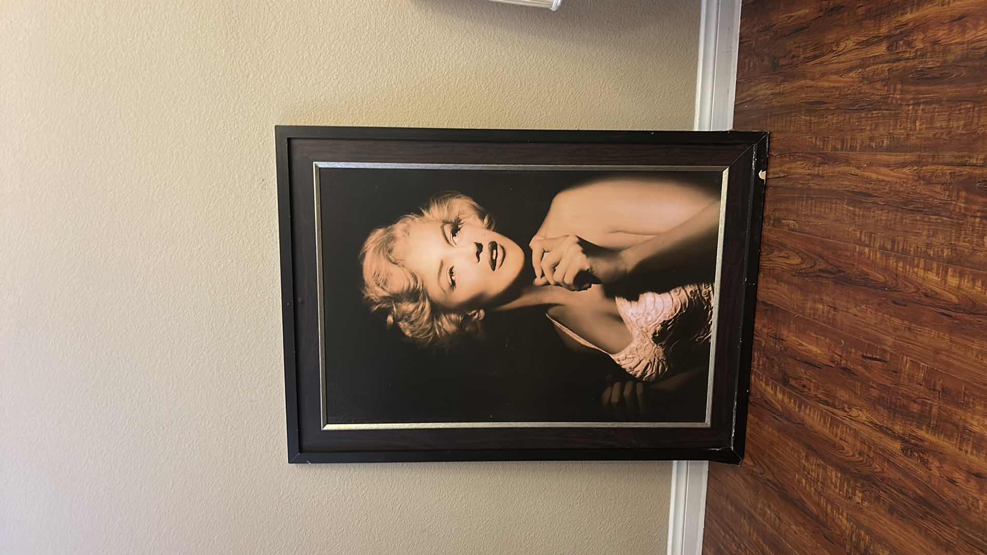 Photo 1 of LARGE FRAMED PRINT FEATURING A PORTRAIT OF MARILYN MONROE, ARTWORK 30 1/2“ x H42 1/2“