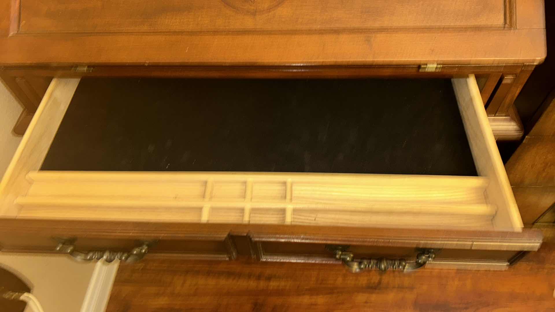 Photo 1 of WOOD SECRETARY DROP-LEAF DESK 36“ x 22“ x H44“