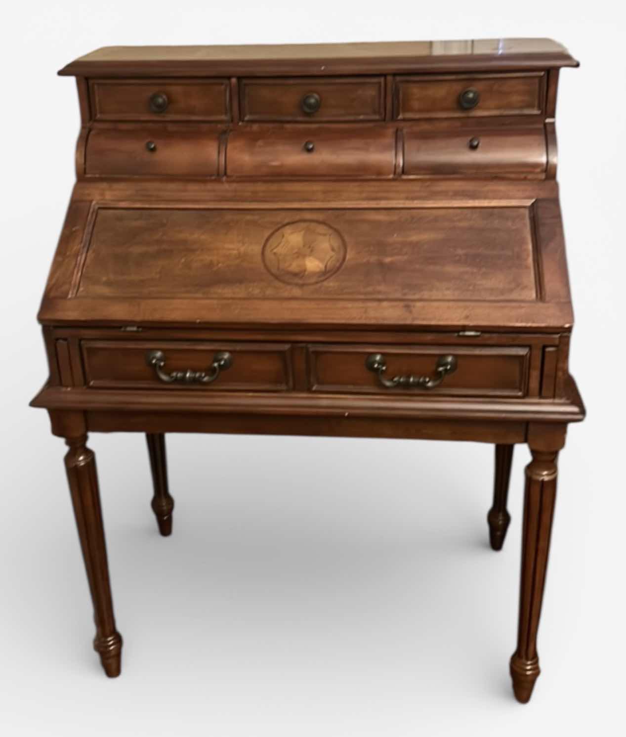 Photo 1 of WOOD SECRETARY DROP-LEAF DESK 36“ x 22“ x H44“