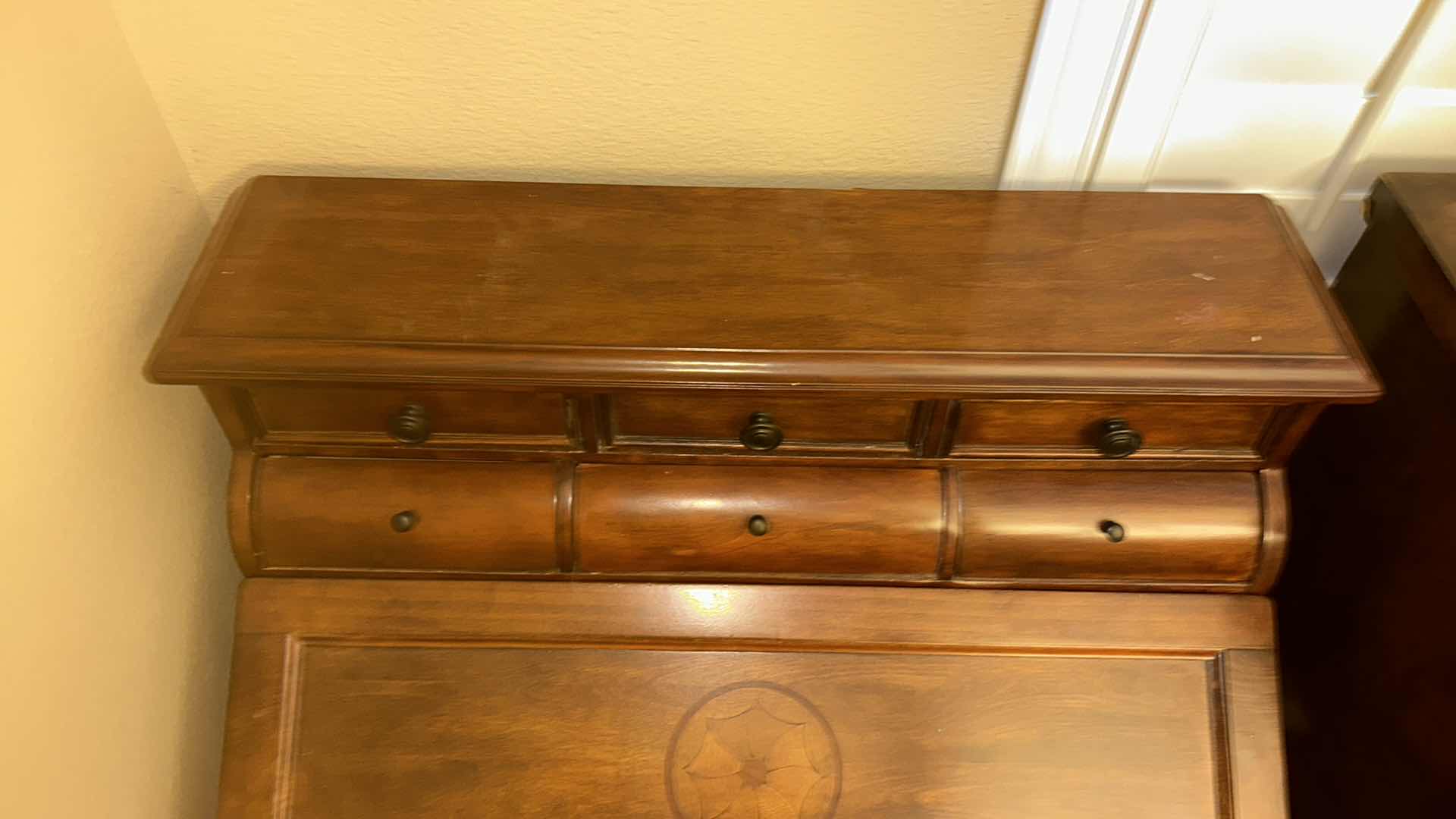 Photo 1 of WOOD SECRETARY DROP-LEAF DESK 36“ x 22“ x H44“