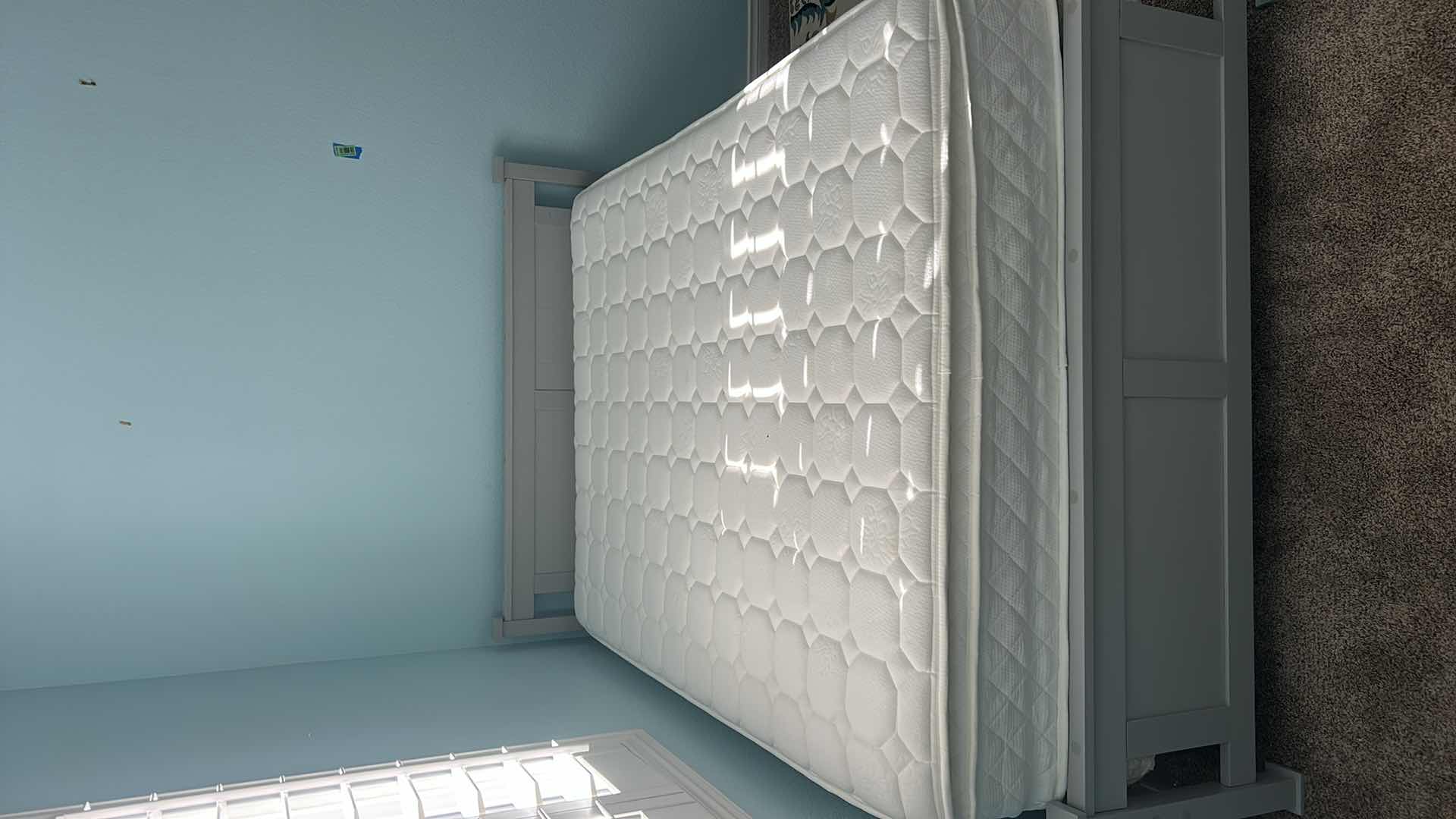 Photo 1 of FULL SIZE MATTRESS 53” x 74” AND WOOD HEADBOARD AND SURROUND