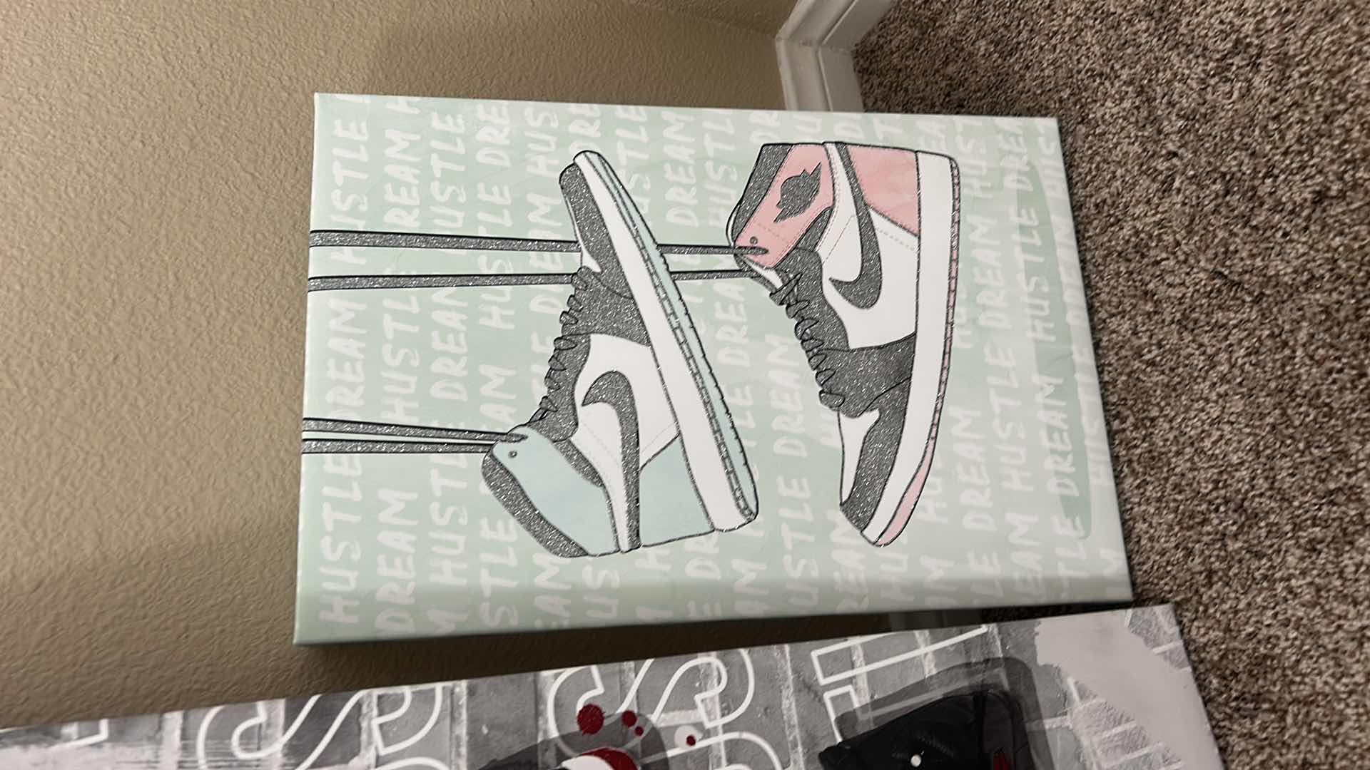 Photo 1 of 2 STRETCHED CANVAS CHILDS ARTWORK PCS (LARGEST 20” x HH28”)