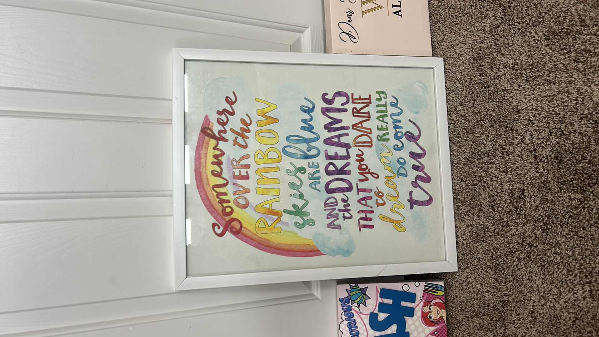 Photo 1 of 3 PC GIRLS ROOM ARTWORK (LARGEST 16” x H20”)