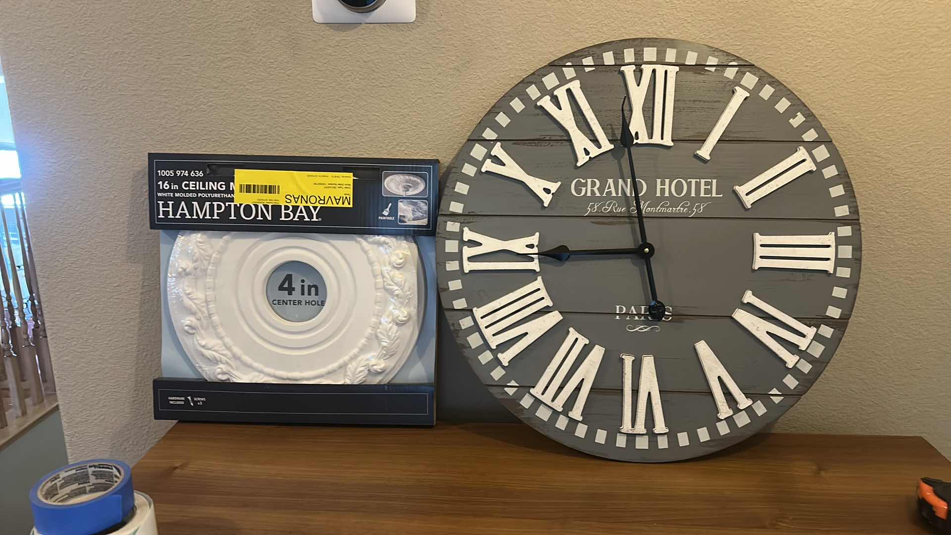 Photo 1 of WALL CLOCK H24”& CEILING MEDALLION