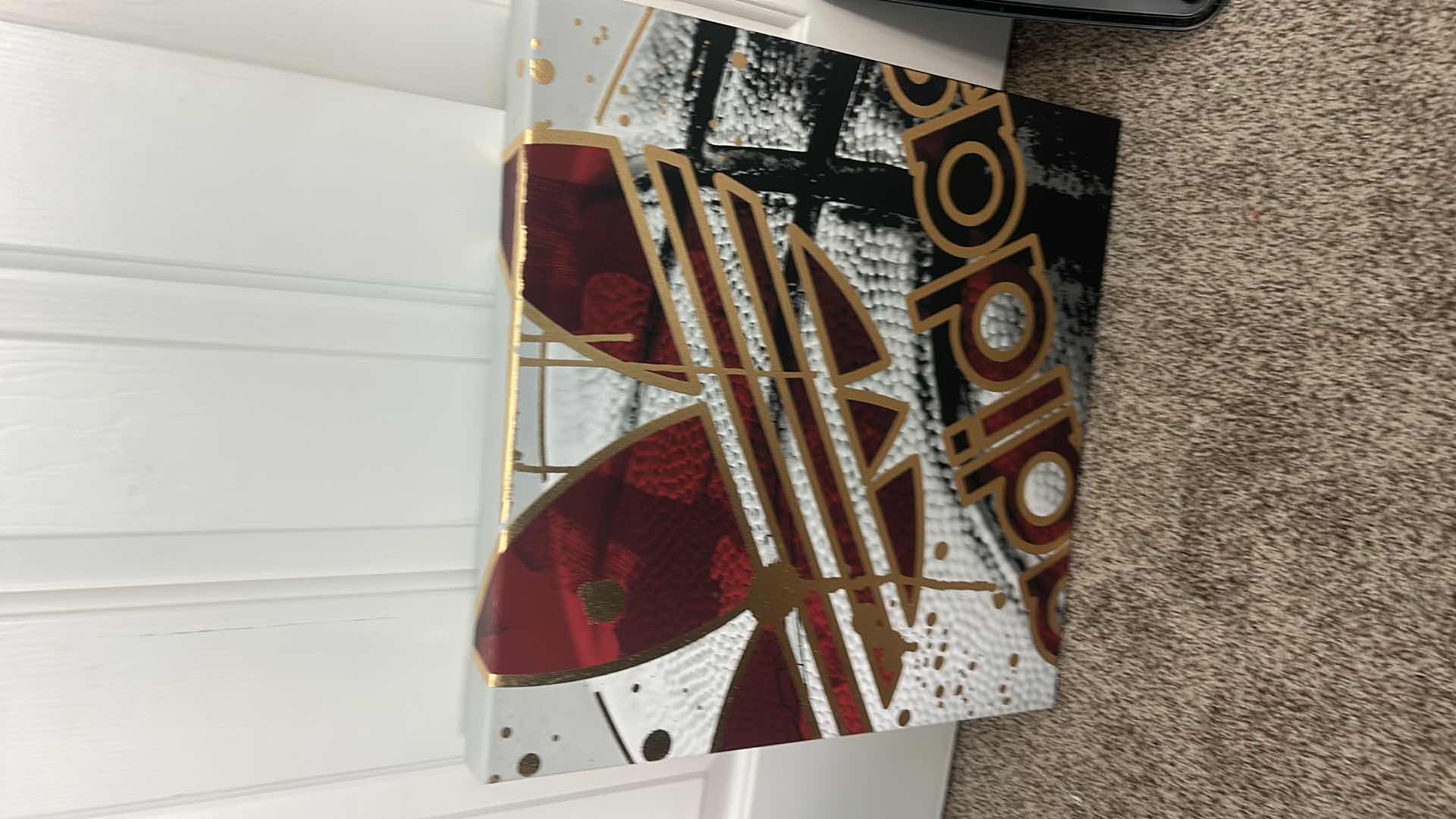 Photo 1 of 2 BOYS ROOM STRETCHED CANVAS ARTWORK AND TV WALL MOUNT (LARGEST ARTWORK 18” x 18”)