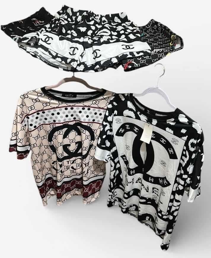 Photo 1 of CHANEL AND GUCCI SHORTS AND TOPS