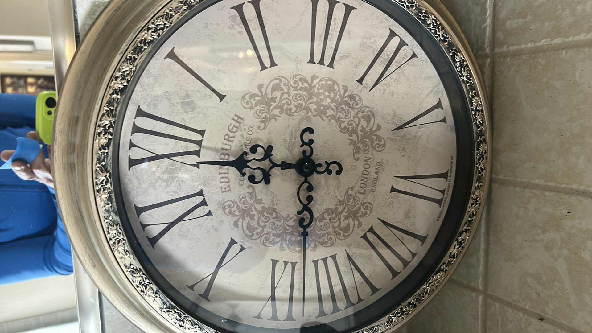 Photo 1 of METAL CROWN AND CLOCK H14”