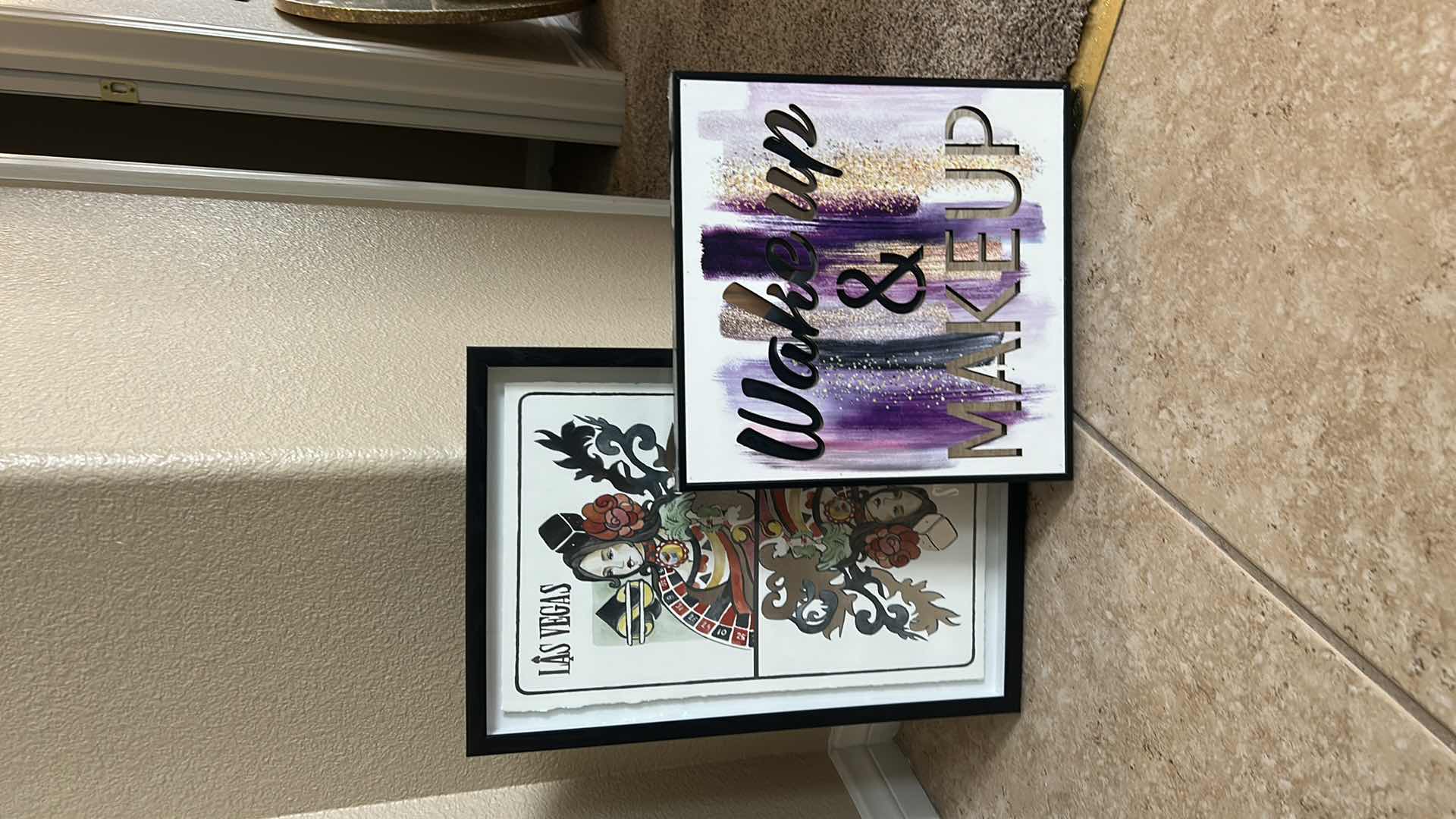 Photo 1 of 2 PC ARTWORK (LARGEST 12” x H18”)