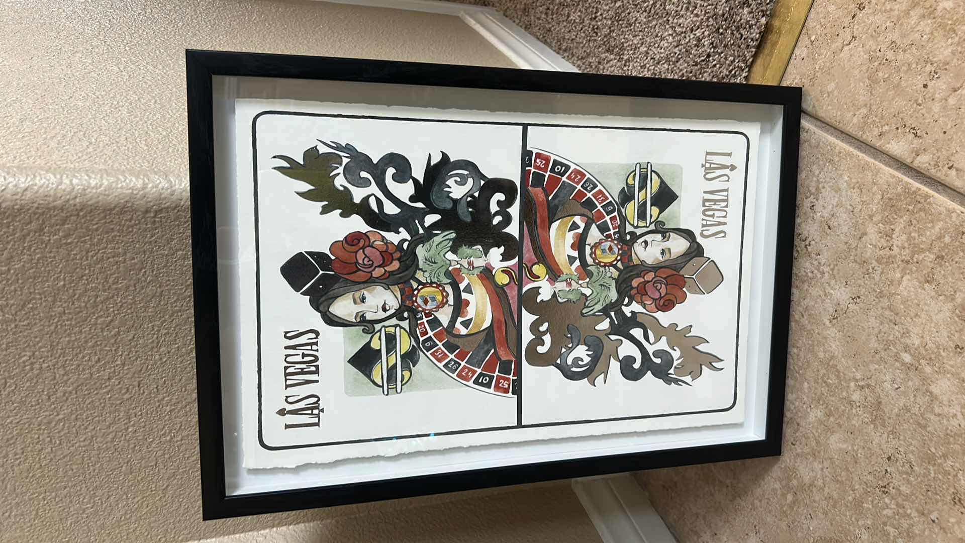 Photo 1 of 2 PC ARTWORK (LARGEST 12” x H18”)