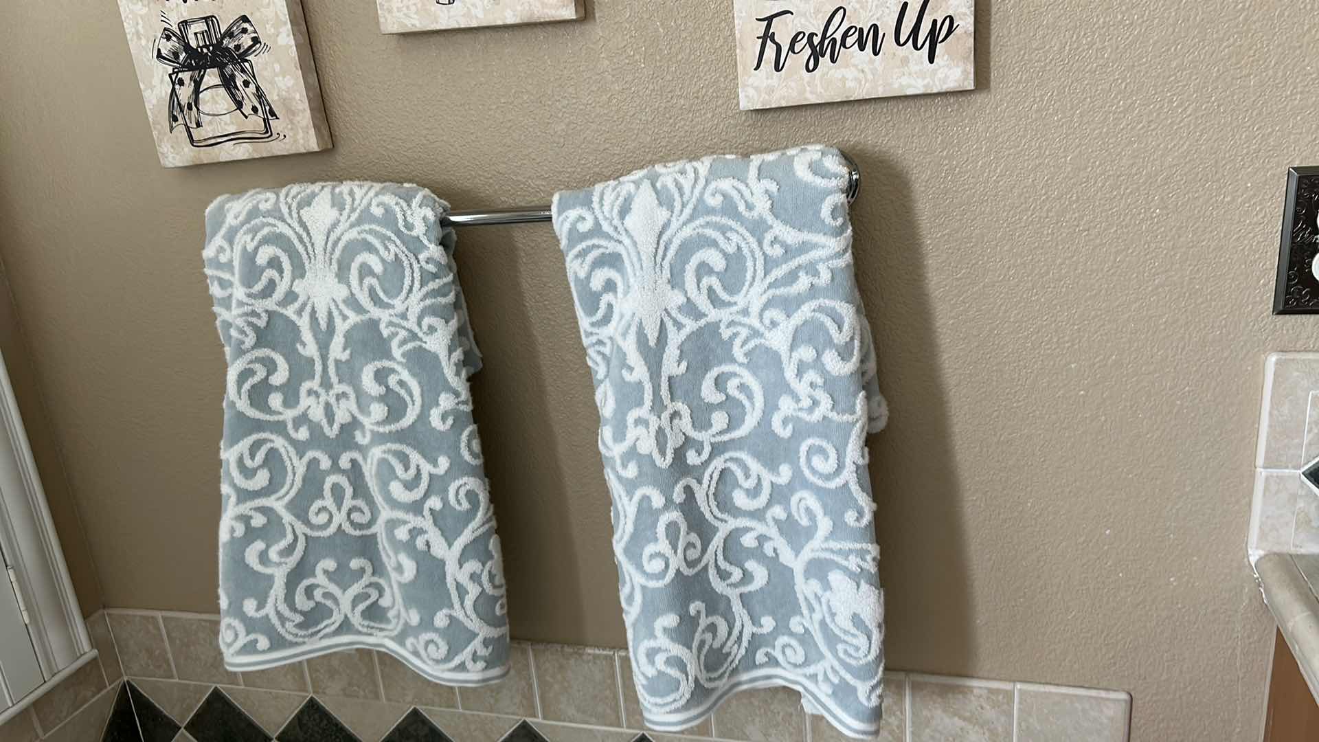 Photo 1 of POWDER ROOM SIGNS AND TOWELS