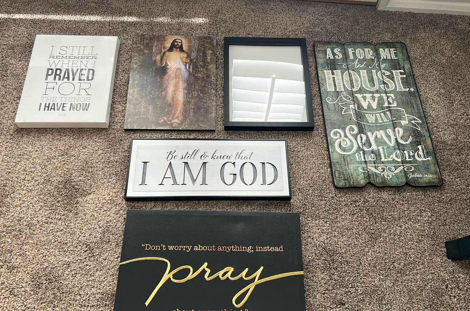 Photo 1 of 6- RELIGIOUS SIGNS