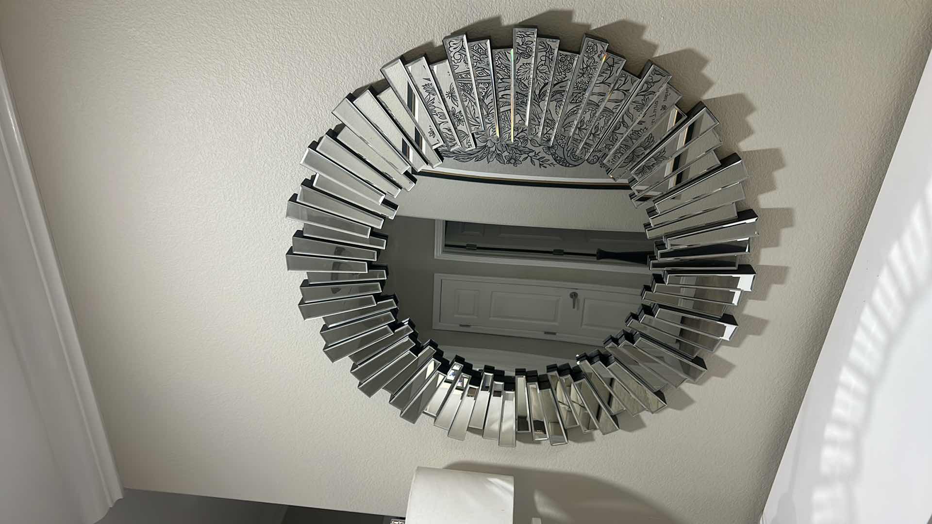 Photo 1 of CONTEMPORARY FRAMELESS RECTANGLE CLEAR SUNBURST MIRROR 39.5 IN. W X 39.5 IN. H