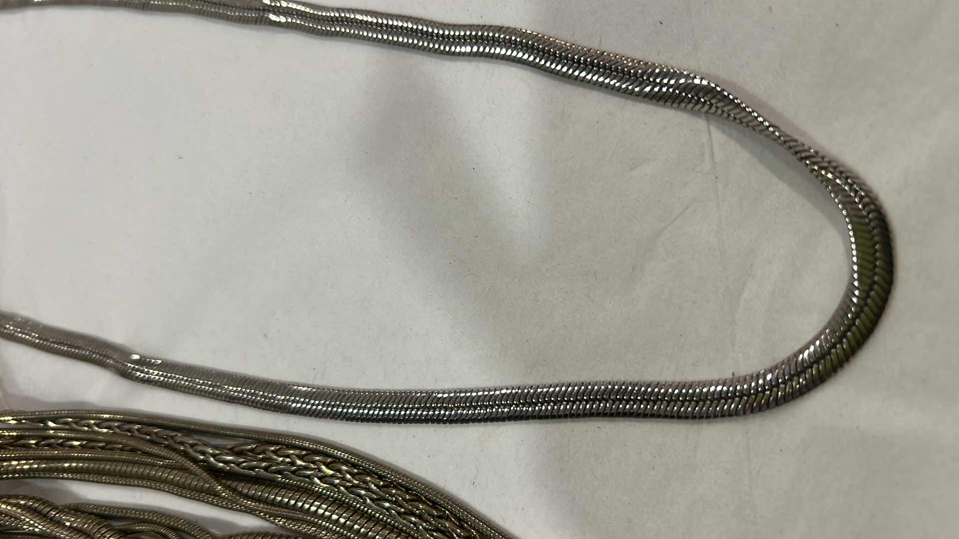 Photo 1 of 2 SILVER TONE NECKLACES