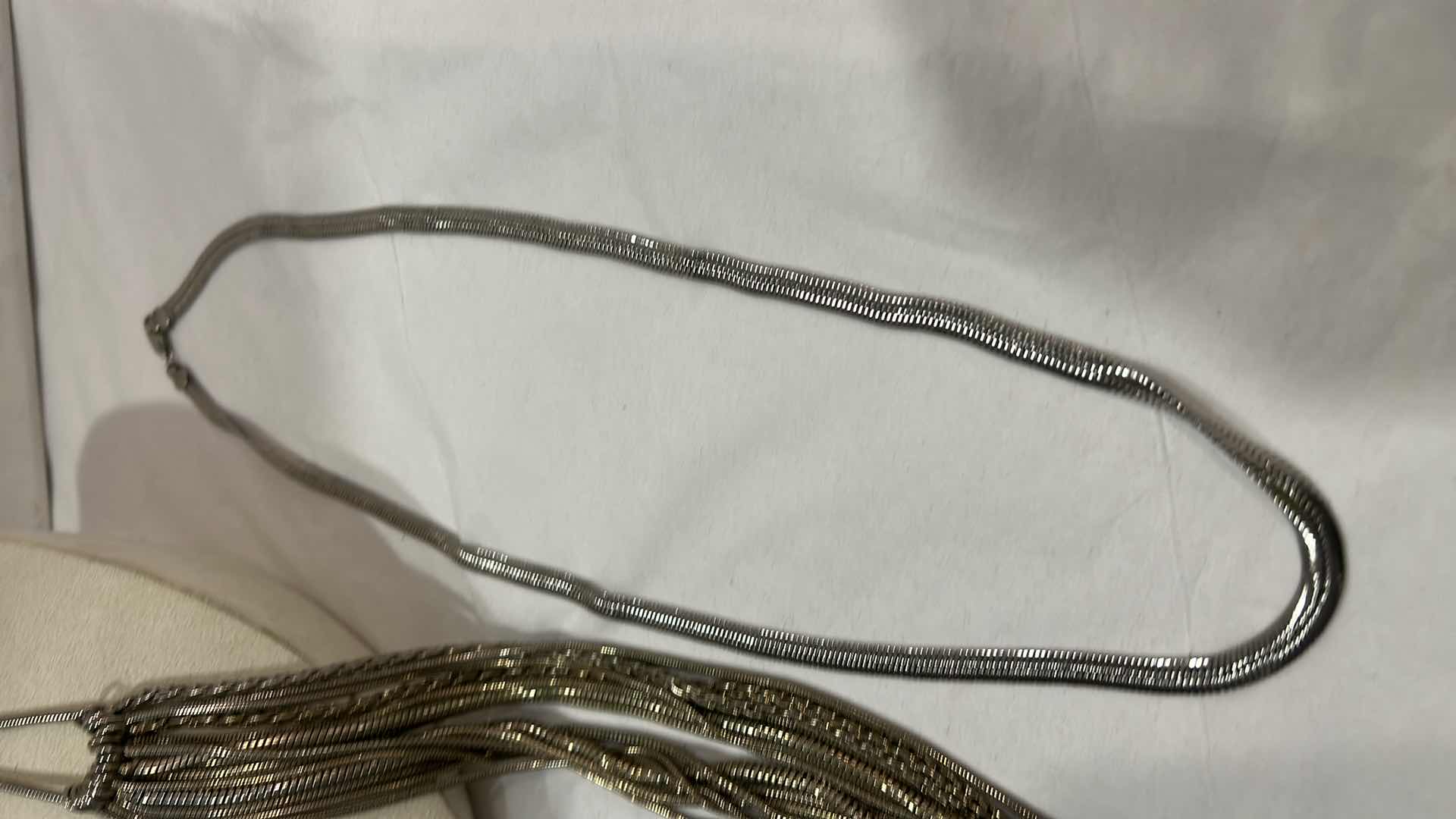 Photo 1 of 2 SILVER TONE NECKLACES