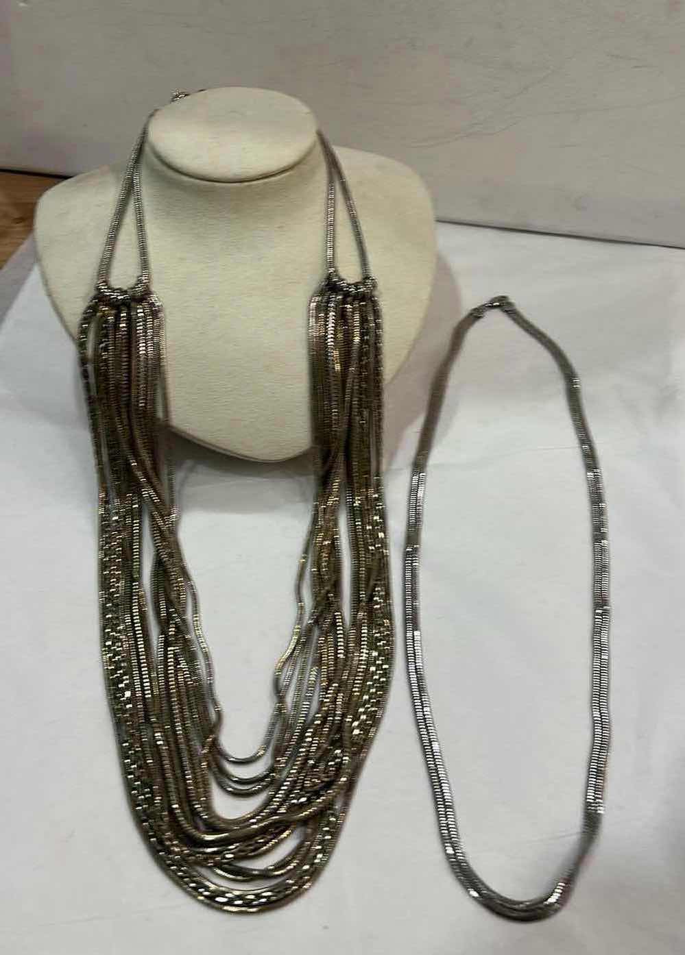 Photo 1 of 2 SILVER TONE NECKLACES