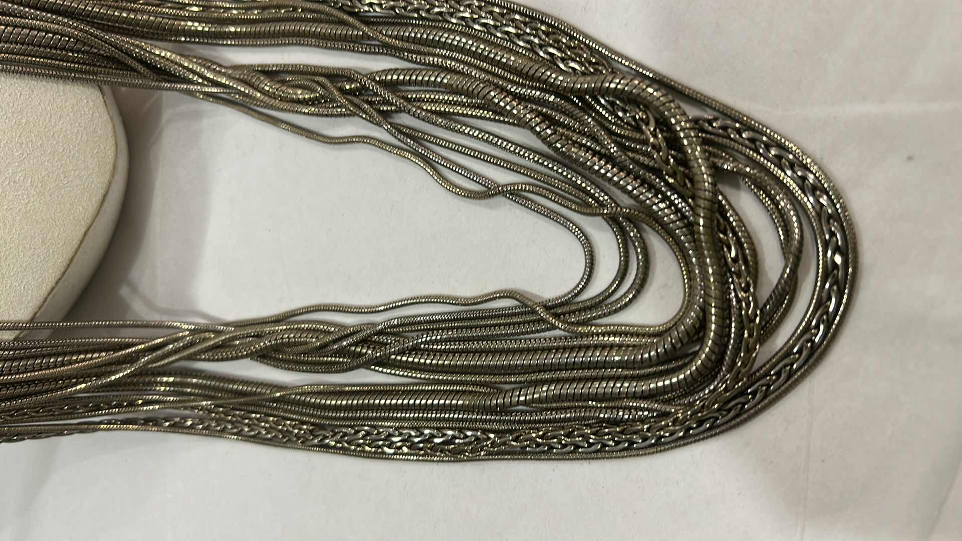 Photo 1 of 2 SILVER TONE NECKLACES