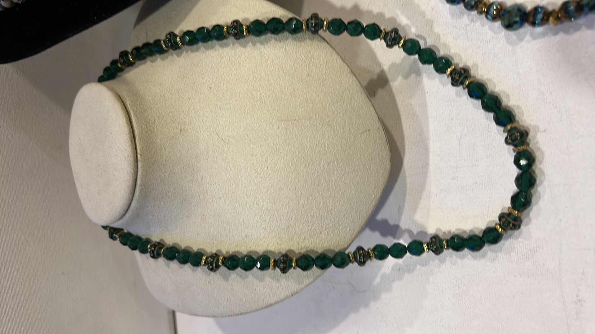 Photo 1 of FASHION JEWELRY- 3 NECKLACES & 1 BRACELET, 1 EARRINGS