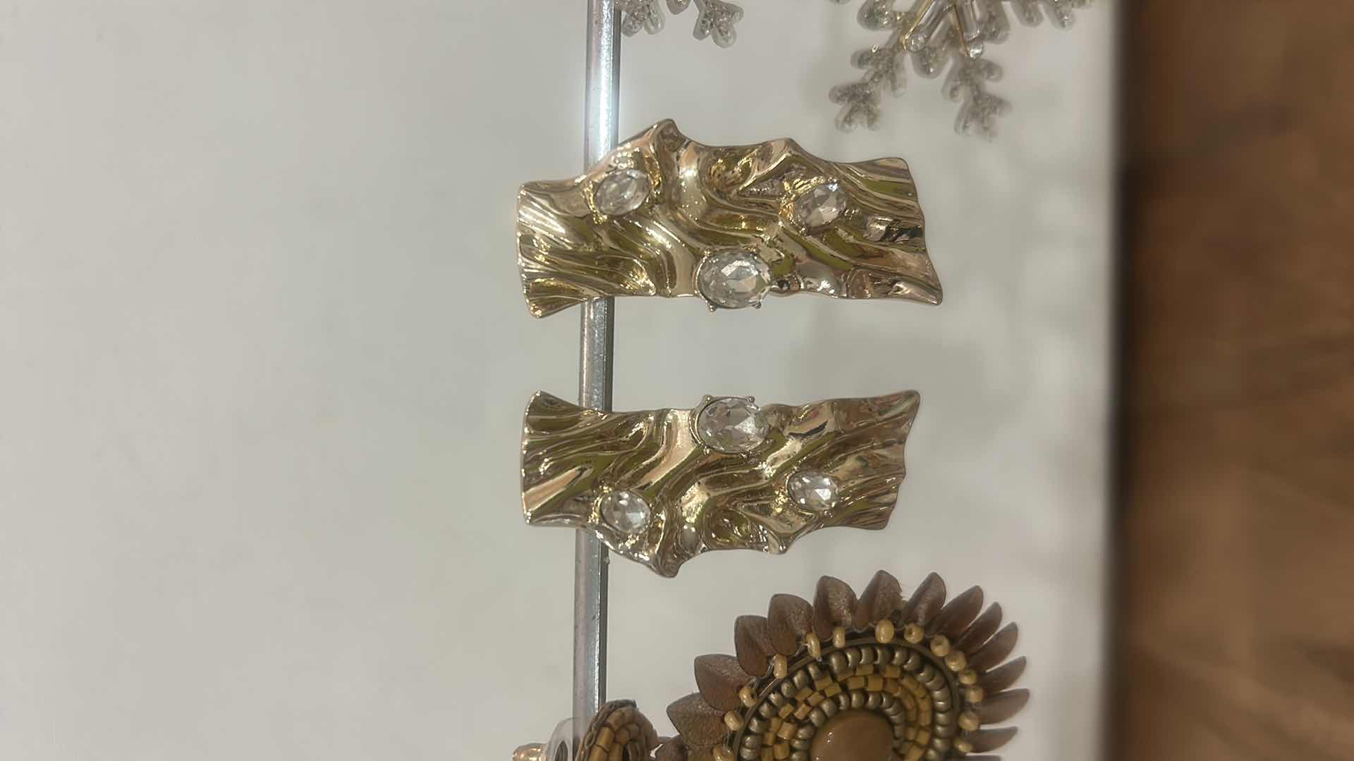 Photo 1 of FASHION JEWELRY- 3 PAIRS PIERCED EARRINGS