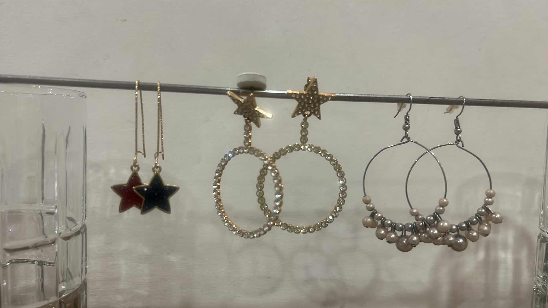 Photo 1 of FASHION JEWELRY- 3 PAIRS PIERCED EARRINGS