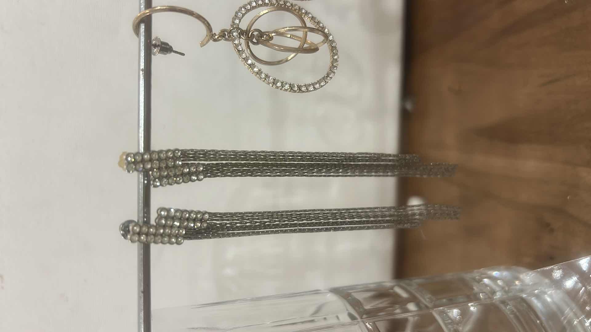 Photo 1 of FASHION JEWELRY- 3 PAIRS PIERCED EARRINGS